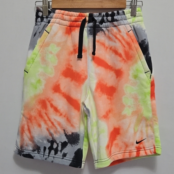Nike Boys Sportswear Club Tie-Dye Fleece Shorts Size L 14/16 - Picture 12 of 13